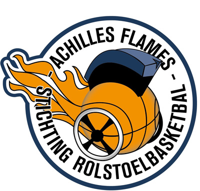Logo Rolstoelbasketbal Achilles Flames