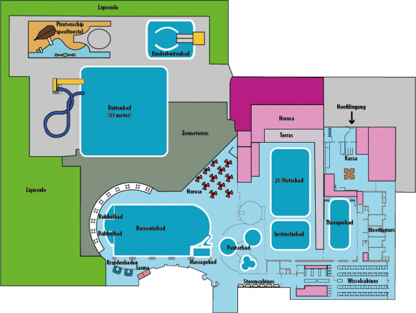 Plattegrond Ottenbad