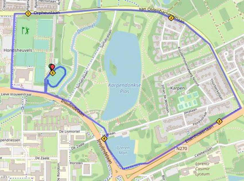 route oefenen marathon