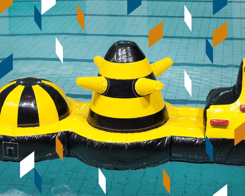 Waterobstakelparcours