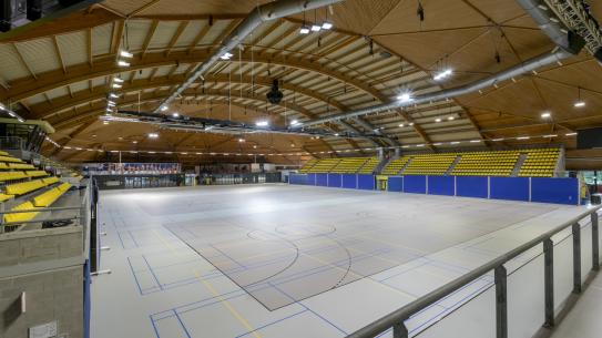 Indoor Sportcentrum Eindhoven, klik voor een vergroting