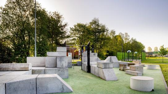 Urban Sportpark freerunning, klik voor een vergroting