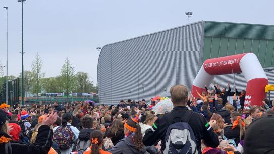 Openingsmoment Koningsspelen 2025, klik voor een vergroting