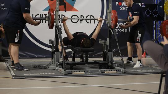 sporters in actie bij Lichtstad Open , klik voor een vergroting