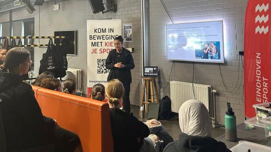 inspiratiesessie met sportinspirator Miryam Rayhi, klik voor een vergroting