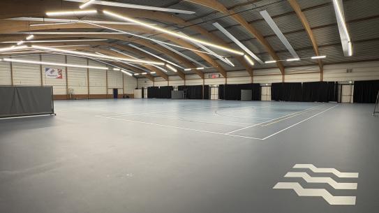Vernieuwde Sporthal Eindhoven-Noord, klik voor een vergroting