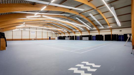 Sporthal Eindhoven-Noord, klik voor een vergroting