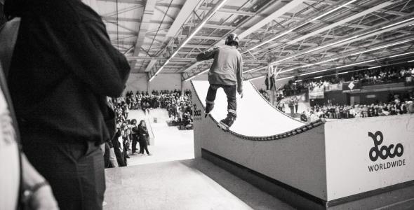 sporter tijdens het evenement winterclash