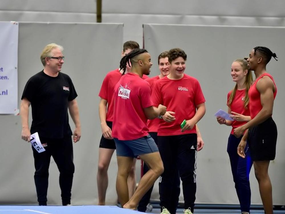 Tom van My Gymclub in beweging met turners
